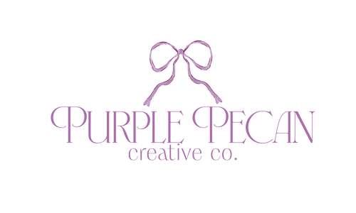 Bow Logo Purple Pecan