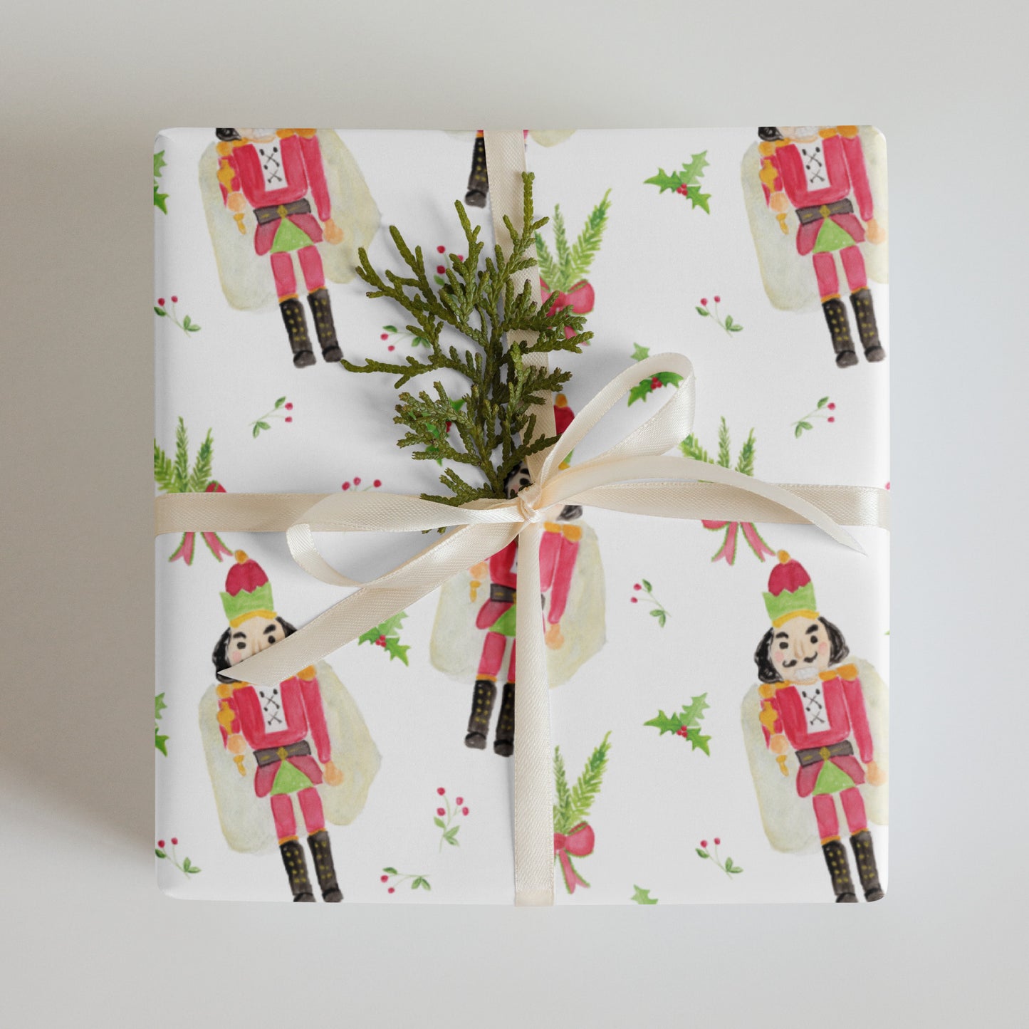 Nutcracker Wrapping Paper Sheets